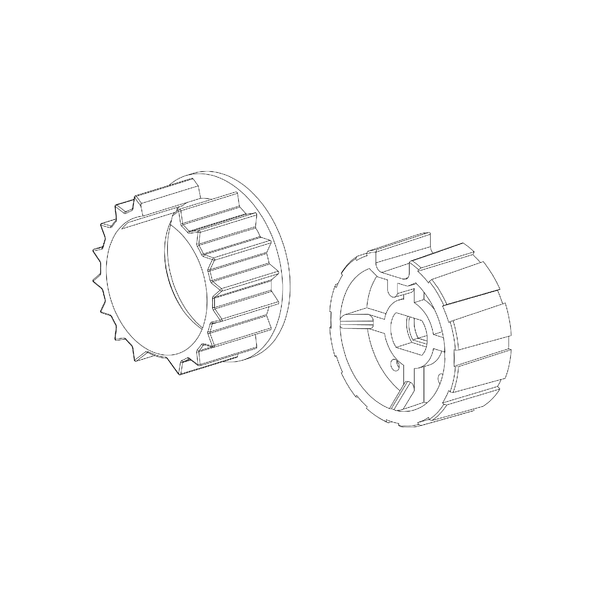 Adaptor and coupling for motor AM